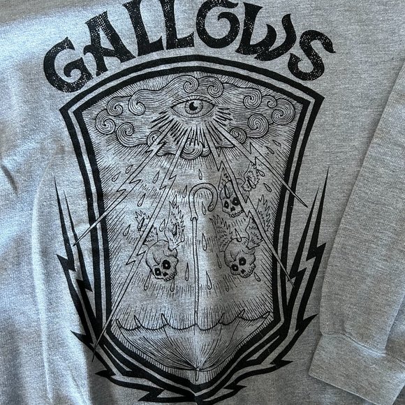 Gallows Band English Hardcore Sweater Large Metal - Picture 3 of 4